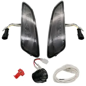 Power1 - RAW LED Tube Knipperlichten Smoke Voorkant - 24VE572