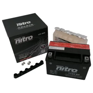 Accu YTX9-BS 12v-8Ah (incl. zuurpakket)