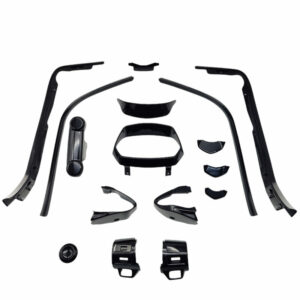 Complete Stylingkit / Sierlijstset - Vespa Sprint - Mat/Glans Zwart - Modellen vanaf bouwjaar 2018