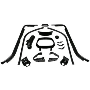 Complete Stylingkit / Sierlijstset - Vespa Sprint - Mat/Glans Zwart - Modellen tot en met bouwjaar 2017