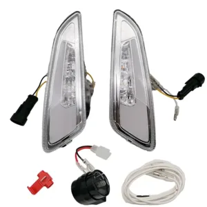 Power1 - RAW LED Tube Knipperlichten - Helder / Transparant - Voorkant - Sprint / Primavera / Elettrica