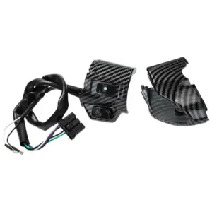 Stuurschakelaar met kabelboom - Vespa Sprint / Primavera - Rechts - Carbon