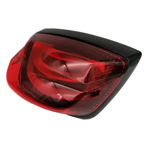 Power1 - LED Tube Achterlicht - Glans Zwarte Rand - Smoke Glas - Vespa LX / LXV / S - 15VE655