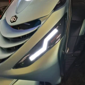 Power1 / EVO-1 - Bliksem LED Knipperlichten Voorkant - Smoke - Piaggio Zip