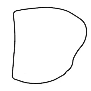 Originele Rubberpakking Kleppendeksel - Vespa / Piaggio - Euro4 en Euro5 - 1A000889