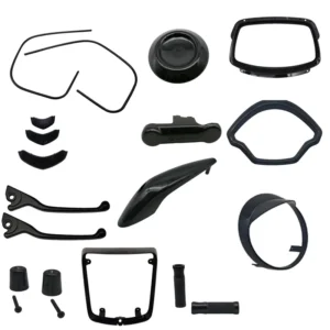 Stylingkit - Vespa GTS 125 ~ 300cc - Bouwjaren 2019 ~ 2022 - Matzwart / Glanszwart