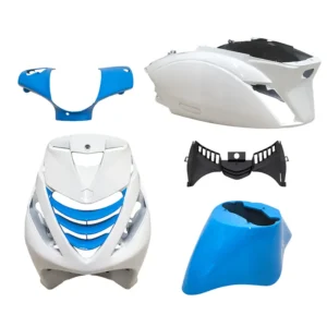 Duo-tone Kappenset met SP-neus - Piaggio Zip - Polini Blauw