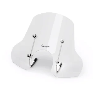 Origineel Vespa Windscherm - Vespa GTS / GTV - 125cc ~ 310cc - Keyless Modellen Vanaf 2023 - Transparant - Medium Hoog - 1B010112