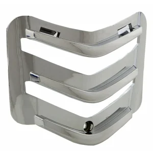 Originele Sierstrips Grille Claxonneus - Vespa GTS modellen vanaf 2014 - Chroom / Zwart / Rood - 1B000954