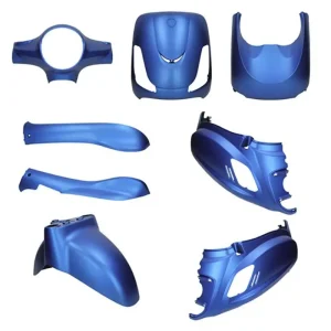 Kappenset - Sym Fiddle 2 - 8-delig - Matt blue