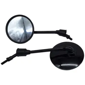 Spiegelset - Sym Fiddle / GTS / Toscana / Riva / VX50 / China LX - M8 - Rond - Glans Zwart